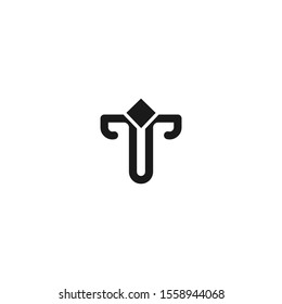 T letter logo vector download