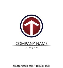 T-Buchstaben, T-Logo, Vektorschriftdesign und Symbol T