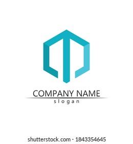 Letra T, diseño del alfabeto del vector del logotipo T e icono T