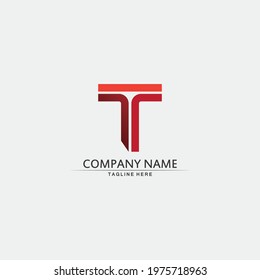 T letter, T logo vector font alphabet design and icon T logo for business and corporate