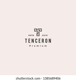 T letter logo vector icon illustration
