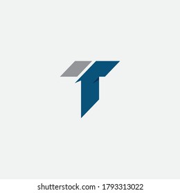 T-Letter-Logo, Vektorsymbol