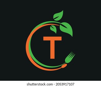 T letter logo Vector icon template