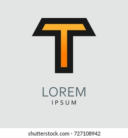 T Letter Logo. Vector Icon