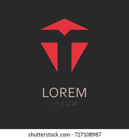 T Letter Logo. Vector Icon