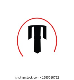 T letter logo vector illustration