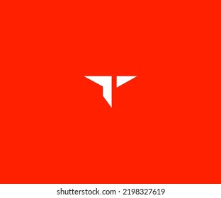 T Letter Logo Vector Template Abstract Monogram Symbol

