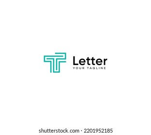 T Letter Logo Vector Template Abstract Monogram Symbol
