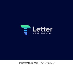 T Letter Logo Vector Template Abstract Monogram Symbol. Usable for Business sport, technology, fashion, digital And future creative logo