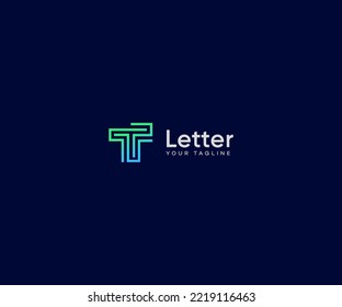 T Letter Logo Vector Template Abstract Monogram Symbol. Usable for Business sport, technology, fashion, digital And future creative logo