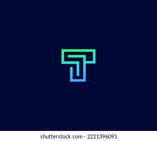 T Letter Logo Vector Template Abstract Monogram Symbol. Usable for Business sport, technology, fashion, digital And future creative logo