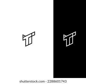 T Letter Logo Vector Template Abstract Monogram Symbol 
