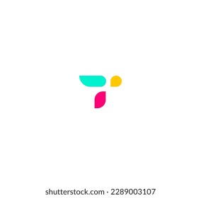 T Letter Logo Vector Template Abstract Monogram Symbol 