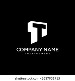 T letter logo vector. logo template