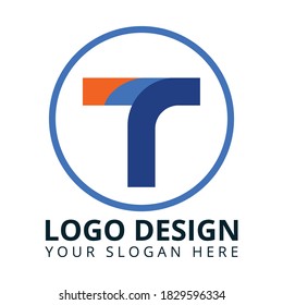 Vector de diseño de logotipos modernos de letras T