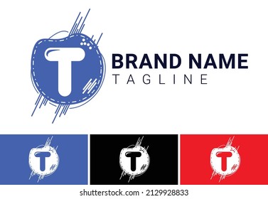 T letter new logo and icon design