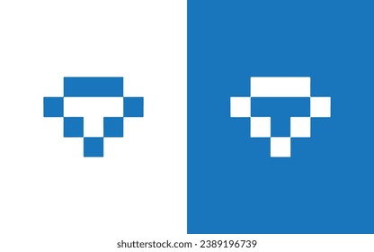 Icono del logotipo técnico de la letra T