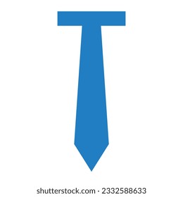 T letter tie logo icon template