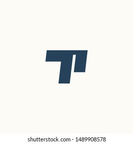 T letter TP initial logo vector icon mark