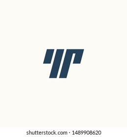 T letter TP initial logo vector icon mark