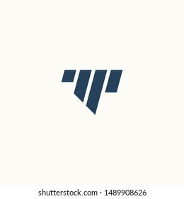 T letter TP initial logo vector icon mark