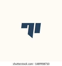 T letter TP initial logo vector icon mark