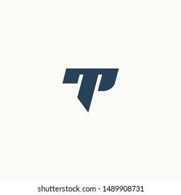 T letter TP initial logo vector icon mark