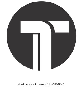 t letter vector logo