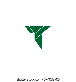 t letter vector logo