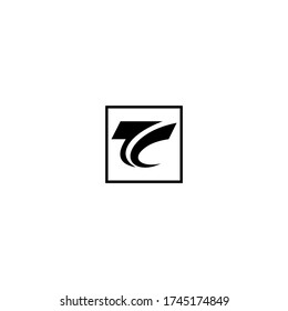 Resumen del logotipo del vector de letra t