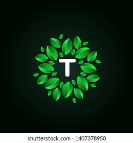 T 
LETTER VECTOR LOGO APHABET ICON