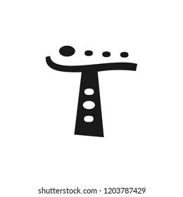  t letter vector logo design