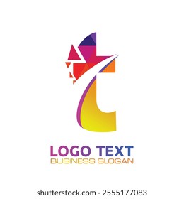 T  lettering logo is simple, easy to understand and authoritative