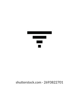 Design de logotipo de vetor de tecnologia de linha T