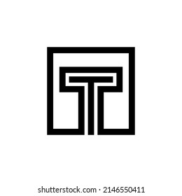 T Logo can be use for icon, sign, logo and etc