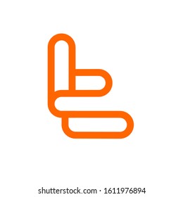 t logo design simple modern template