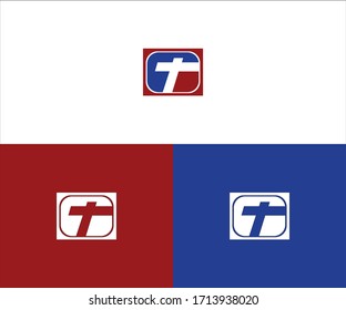 t logo design vector format