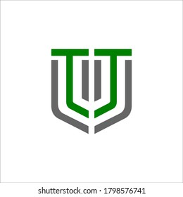 Signo vectorial de diseño de logotipo de T