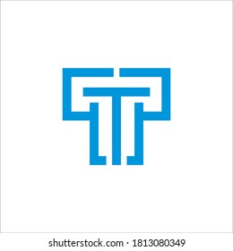 Signo vectorial de diseño de logotipo de T