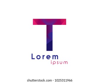 T logo icon