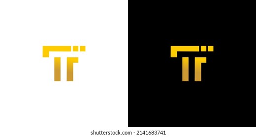 T Logo Monogram Vector Template