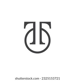 t logo, o logo, to logo