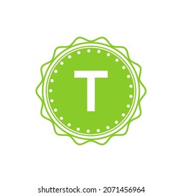 T Logo Template. Letter Emblem T Logo Identity for Restaurant, Royalty, Boutique, Cafe, Hotel, Heraldic, Jewelry, Fashion, Wine