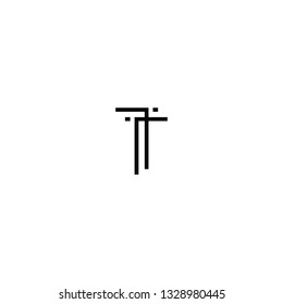 T VECTOR DE LOGOTIPO MODERNO PARA SU NEGOCIO