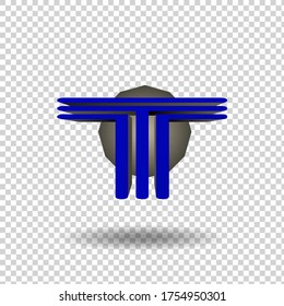 t logotype design  business vector