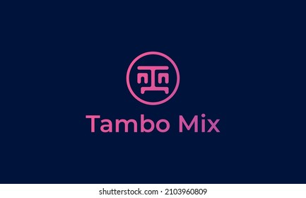 t m business logo design