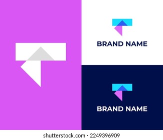 T and M Letter logo design vector element