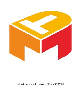 t and m logo vector