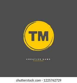T M TM Initial logo template vector