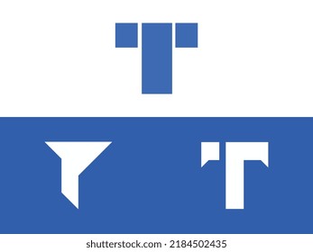 T modern initial letter logo design vector bundle. It will be suitable for which company or brand name start those initial.